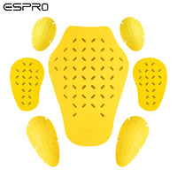 ESPRO Motorcycle Riding Gear Built-in Protector EVA Foam Shock-Absorbing Back Shoulder Chest Elbow Guard