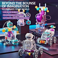 Kids Programming Robot Building Blocks Physics Science Experiment Circuit Toy