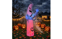 Inflatable ghost, large with pumpkin face, inflatable figure for entrance area, Halloween party