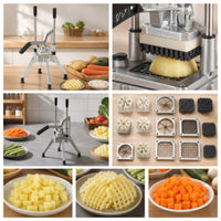 Potato Fry Cutter Heavy-Duty Fry Cutter Non-Slip Kitchen Tool for Culinary Enthusiasts