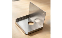Heavy Duty Shelf Bracket with Tray Thickened Stainless Steel Shelf Bracket Rustproof Support Brackets Space-Saving for Restaurants