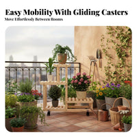 Floor-Standing Multi-Tier Plant Stand Sturdy and long-lasting Multi-Tiered Pot Shelf Space-Saving Flower Rack adaptable Use for Gardeners, Decorators, Homeowners, Balcony, Living Room, Bedroom, Corner