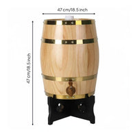 Oak Design Drink Dispenser Food-Grade Liner Barware for Bar, Restaurant