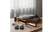 Anti-Static Vinyl Vinyl Cleaning Kit Includes Storage Case Turntable Cleaning Kit Audio Accessory for DJs