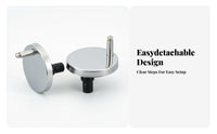 2 Pieces Toilet Seat Hinge Bolt Set Universal Fit Toilet Seat Hinge Bolt