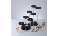 Perfume Display Stand Multi Level Tiered Display Stand Oval Base