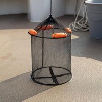 Reinforced Base Cylindrical Keepnet Conical Top Mesh Keepnet