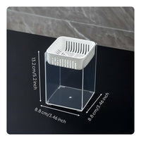 Desktop Tea Waste Bucket Easy to Clean Tea Residue Bin Compact for Office