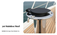 Stainless Steel Boat Rod Holder Stainless Steel Fishing Rod Holder Boating Hardware Rust-Resistant for Yacht