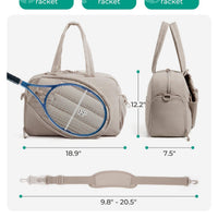 Waterproof Racket Bag for Badminton, Tennis, and Pickleball