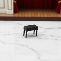 1:64 Concert Pianist Model Collectible Display Piece Mini Piano Player Statue