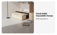 Rolling Under-Bed Organizer With casters Flat Rolling Storage container for Homeowners