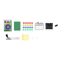 Indoor & Outdoor Play Sticky Ball Golf Target Game Great Gift Idea Golf Target Mat Game for Family, Party