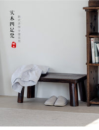 Solid Wood Tatami Low Table with Chinese Style