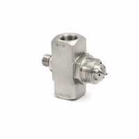 Stainless Steel Siphon Spray Nozzle, Adjustable Mist Spray Low Pressure, Misting Spray Nozzle for Humidification, Two-Fluid S