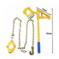 Chain Link Fence Stretcher Easy to Use Fence Tensioner Tool Rust Resistant