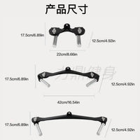 Fitness Handle for High Pulldown, Strength Training Back, Cable Machine 360-Degree Rotating Adjustable Pull Handle