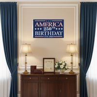 1776-2026 Commemorative Flag Material American 250th Anniversary Flag Vivid Colors American 250th Anniversary Banner for Outdoor, Yard, Porch