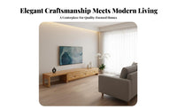 Solid Wood TV Cabinet Minimalist Design Extendable TV Stand Sturdy Build Rubberwood Media Cabinet for Homeowners, Apartment Dwellers, Bedroom, Home