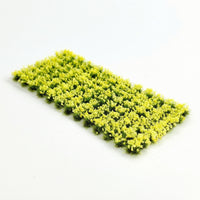 Scenery Mat with Flowers Dense Miniature Flower Cluster Low-Height for Modelers