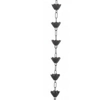 Rain Chain All-Weather Construction Decorative Cup Rain Chain for Eaves, Temple