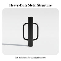 Heavy-Duty Fence Post Driver Smooth Rounded Yard Tool Welded Handles Metal Fence Post Driver