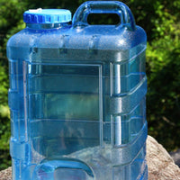 Water Tank with Spigot Wide Mouth Water Bucket Heavy-Duty Dispenser with Spigot for Outdoor Enthusiasts, Road Trips