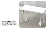 Complete Set Square Table with 4 Chairs long-lasting Construction Commercial Furniture Space-Saving Dining Group multipurpose Use for Restaurant Owners, Cafe Proprietors, Homeowners, Milk Tea Shops, Restaurants, Fast Food Outlets, Eateries