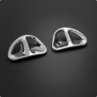 Chrome Vent Trim Polished Metal Chrome Intake Vent Trim Cutout Design
