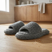 Towel Slippers Lightweight House Shoes Travel Friendly for Floor Cleaning