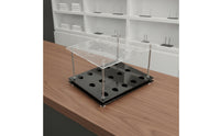 Acrylic Golf Club Rack Double-Layer Golf Club Display Stand Wear-Resistant Sports Equipment Anti-Slip for Golfers, Practice Rooms, Simulator Areas