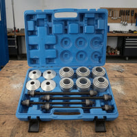 Automotive Bushing Replacement Tool Kit Universal Pull and Press Sleeve Kit Complete Bushing Installation Tool Compatible for Garage