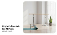 Portable Dance Barre Sturdy Construction Freestanding Dance Barre Non-Slip Feet Portable Dance Bar for Adults, Beginners, Gym