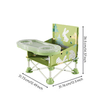 Foldable Children's Dining Chair Compact Fold Travel Folding Infant Chair Strap for Infants, Young Children