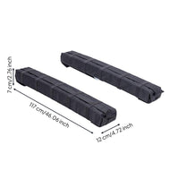 Roof Rack Pads with Straps Foldable Soft Roof Rack Carrier Heavy-Duty for Kayakers, Surfboards Transport