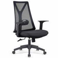 Ergonomic Mesh Swivel Chair Adjustable Height & Tilt Computer Seat Easy Assembly