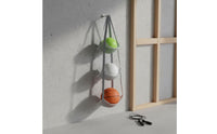 Space Saving Door Hanging Ball Bag Easy to Install Hanging Ball Storage Bag Visible Contents over Door Sports Equipment Organizer for Home, Playroom, Entryway
