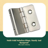 Adjustable Folding Lock Hinge for Cabinets, Triple Fold