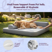 Orthopedic waterproof dog bed