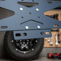 Auxiliary Tire Registration Plate Bracket Easy Install Car Accessory No Drilling