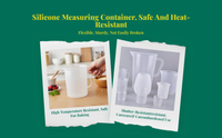 Silicone Measuring Container, 100ml Beaker, Precise Scale, Flexible Mixing Container for Kitchen, DIY Craft, Pouring