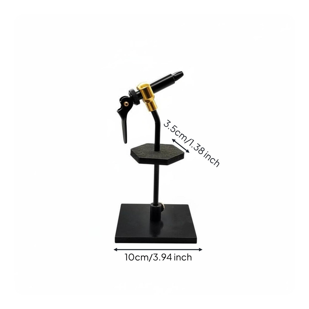 Fly Tying Vise Beginner Friendly Desktop Fly Tying Vise Professional-Grade Angling Gear for Beginners, Workbench, Tackle Shop