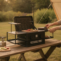 Matte Black Aluminum Storage Box Long-Lasting Camping Storage Box Heavy-Duty Case Hard-Shell for Campers, Overlanders, Outdoor Enthusiasts, Overlanding