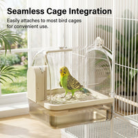 Automatic Bird Bath Tub, Circulating Faucet USB Electric Pet Water Cycle Bath Tub for Parrot Cage, S - Image 4