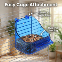 Bird Cage Bathing Dispenser, Parrot Feeder Cage Water Feeder, Internal Hanging Bird Water, Wear Resi - Image 8