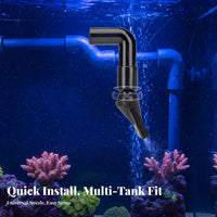 Power Circular Motion Nozzle Simulates Current Automatic Rotating Water Circulator Nozzle Submersible 360-Degree Design Degree Rotating Water Outlet