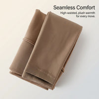 Fleece Lined Tights for Women with High Waisted Thermal Leggings Design, 200G for Cold Weather Winter Warmth, Plus Size Fit