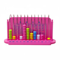 Early Education Children's Abacus Intelligence Enlightenment Student Counting Frame Colorful Design Math Slide Ruler Glide and Safe for Kindergarteners, Homeschooling
