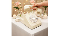 DIY Audio Guestbook Phone Voice Recording Rotary Phone Guestbook Easy to Use for Couples, Brides, Wedding, Party, Event