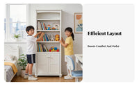 Floor-Standing Multi-Cube bookshelf Multipurpose Lowheight Cubby Organizer Large Capacity bookshelf Space-Saving Design for Students, Children, Homeowners, Bay opening Area, Bedroom, Playroom, Entryway